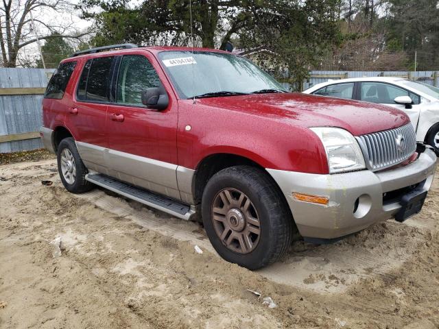 4M2ZU86W03ZJ31459 - 2003 MERCURY MOUNTAINEE RED photo 4