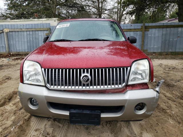 4M2ZU86W03ZJ31459 - 2003 MERCURY MOUNTAINEE RED photo 5