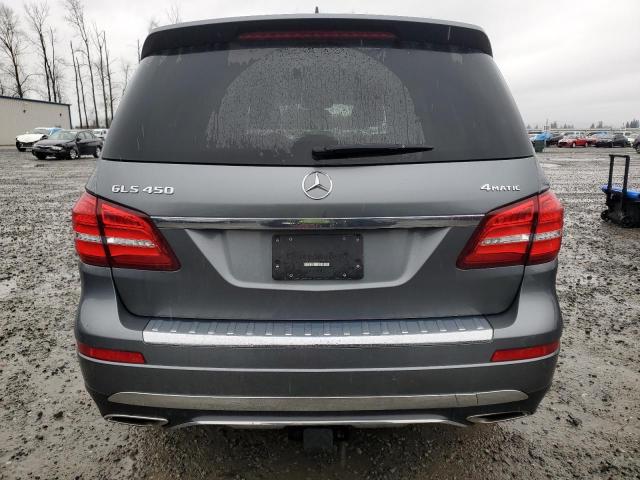 4JGDF6EE1JB174362 - 2018 MERCEDES-BENZ GLS 450 4MATIC GRAY photo 6