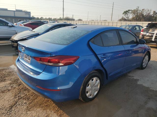 KMHD74LF2HU076100 - 2017 HYUNDAI ELANTRA SE BLUE photo 3