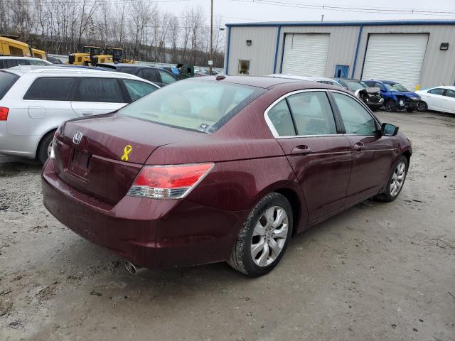 1HGCP2F88AA147116 - 2010 HONDA ACCORD EXL MAROON photo 3