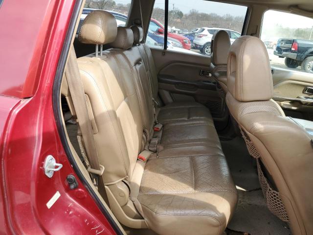 5FNYF18635B000583 - 2005 HONDA PILOT EXL RED photo 11