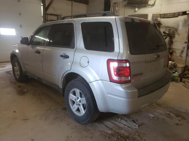 1FMCU59379KC03637 - 2009 FORD ESCAPE HYBRID SILVER photo 3