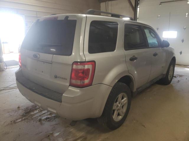 1FMCU59379KC03637 - 2009 FORD ESCAPE HYBRID SILVER photo 4