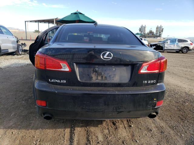 JTHBK262595093779 - 2009 LEXUS IS 250 BLACK photo 6