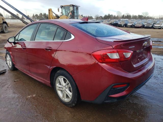 1G1BE5SM5H7197721 - 2017 CHEVROLET CRUZE LT RED photo 2