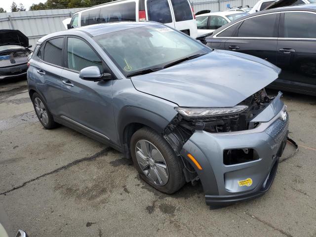 KM8K53AG6MU101626 - 2021 HYUNDAI KONA ULTIMATE TEAL photo 4