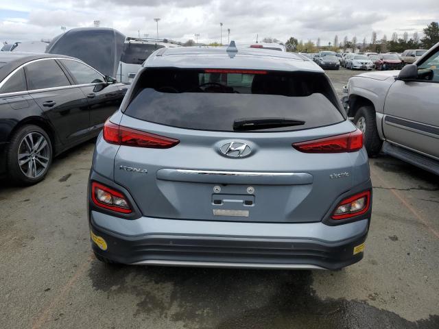 KM8K53AG6MU101626 - 2021 HYUNDAI KONA ULTIMATE TEAL photo 6