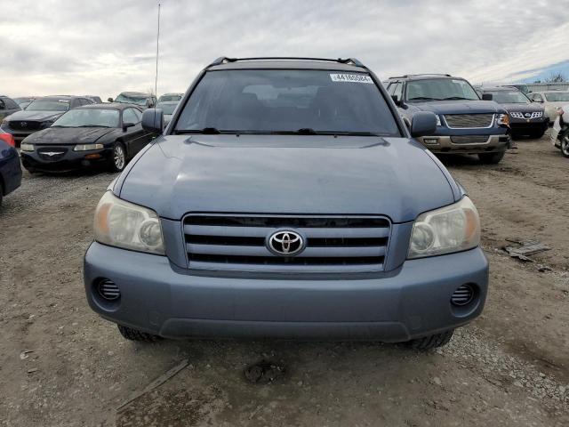 JTEGD21A660149930 - 2006 TOYOTA HIGHLANDER BLUE photo 5