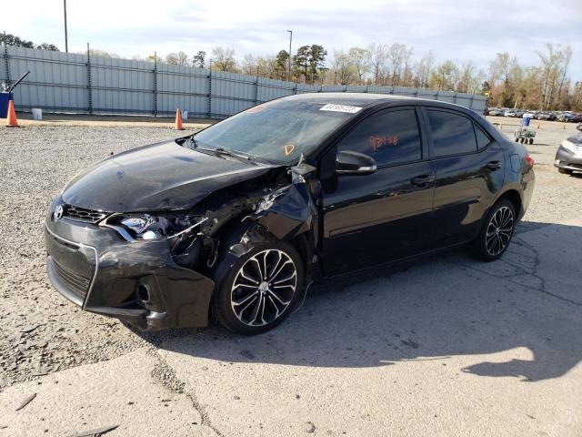 2T1BURHE6FC290275 - 2015 TOYOTA COROLLA L/ L BLACK photo 1