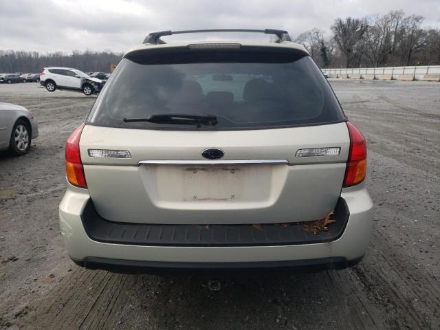 4S4BP62C257365370 - 2005 SUBARU LEGACY OUTBACK 2.5I LIMITED BEIGE photo 6