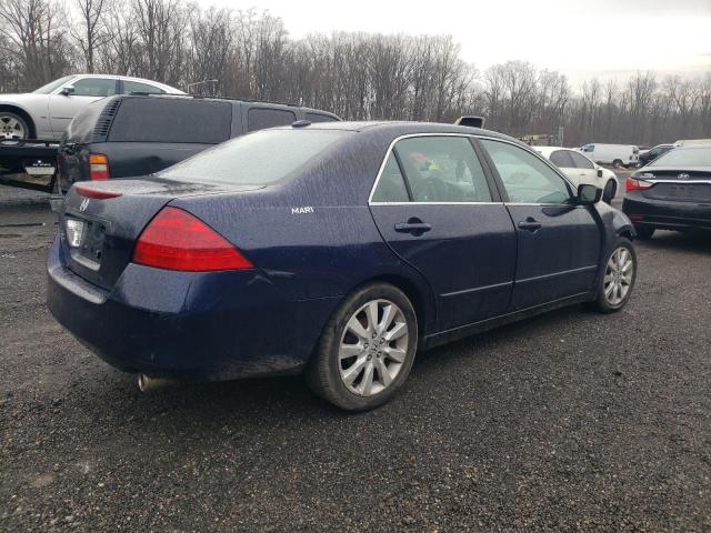 1HGCM66597A043538 - 2007 HONDA ACCORD EX BLUE photo 3