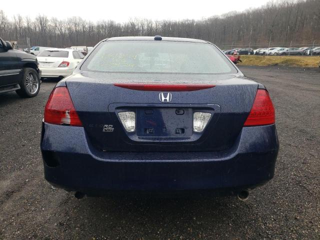 1HGCM66597A043538 - 2007 HONDA ACCORD EX BLUE photo 6