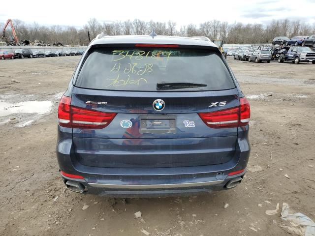 5UXKR6C51E0J73105 - 2014 BMW X5 XDRIVE50I BLUE photo 6