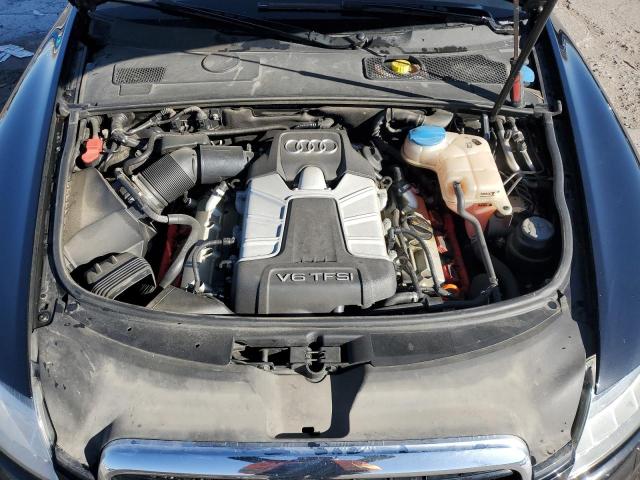 WAUKGAFB2BN039873 - 2011 AUDI A6 PRESTIGE შავი ფოტო 11