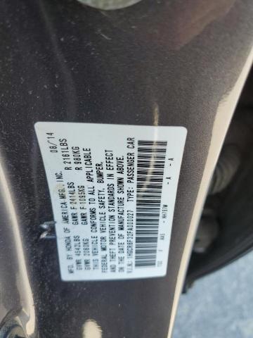 1HGCR6F32FA000027 - 2015 HONDA ACCORD HYBRID GRAY photo 12