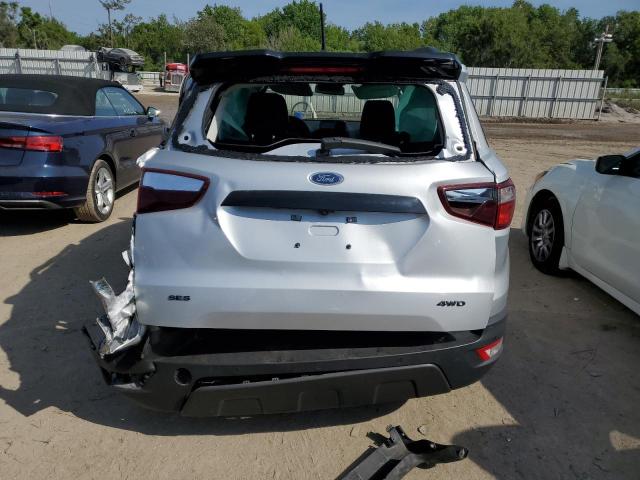 MAJ6S3JL6MC428129 - 2021 FORD ECOSPORT SES SILVER photo 6