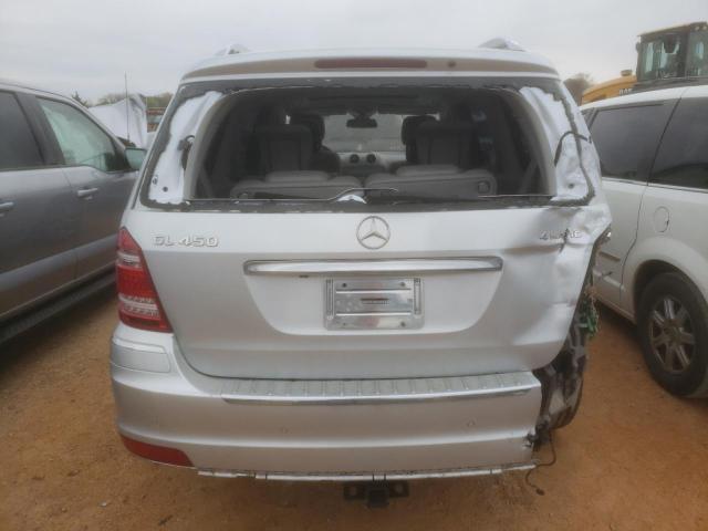 4JGBF7BE8BA639101 - 2011 MERCEDES-BENZ GL 450 4MATIC SILVER photo 6