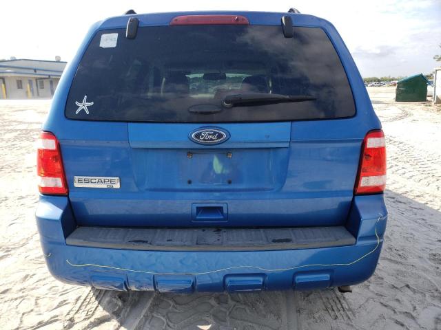 1FMCU0D75BKC19208 - 2011 FORD ESCAPE XLT BLUE photo 6