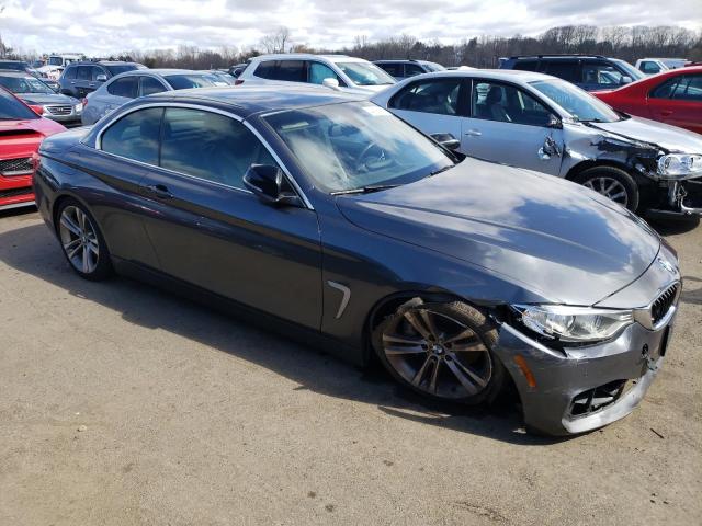 WBA3T7C57FPW79749 - 2015 BMW 435 XI GRAY photo 4