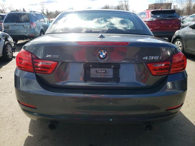 WBA3T7C57FPW79749 - 2015 BMW 435 XI GRAY photo 6