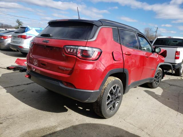 3C4NJDDB0KT780612 - 2019 JEEP COMPASS TRAILHAWK RED photo 3