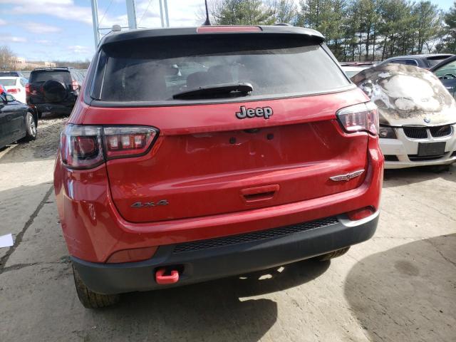 3C4NJDDB0KT780612 - 2019 JEEP COMPASS TRAILHAWK RED photo 6