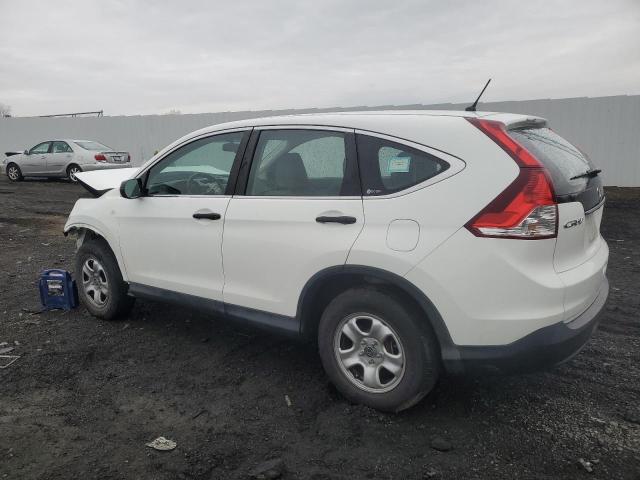 5J6RM4H34CL043433 - 2012 HONDA CR-V LX WHITE photo 2