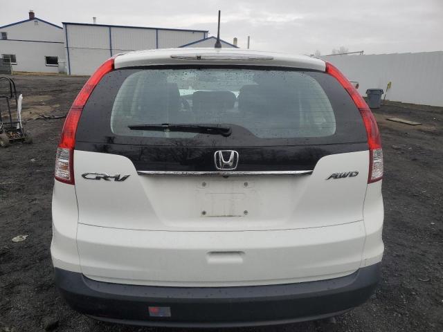 5J6RM4H34CL043433 - 2012 HONDA CR-V LX WHITE photo 6