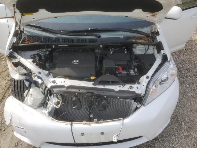 5TDYK3DC3CS278850 - 2012 TOYOTA SIENNA XLE WHITE photo 12