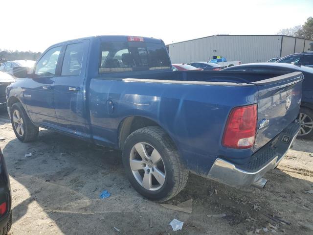 1D7RV1GT3AS257387 - 2010 DODGE RAM 1500 BLUE photo 2