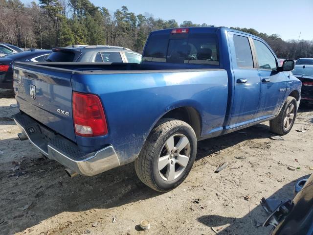 1D7RV1GT3AS257387 - 2010 DODGE RAM 1500 BLUE photo 3