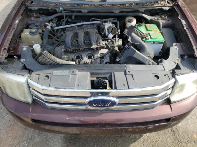 2FMGK5CC1ABA66452 - 2010 FORD FLEX SEL BURGUNDY photo 12