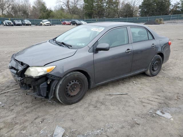 5YFBU4EE5DP144115 - 2013 TOYOTA COROLLA BASE GRAY photo 1
