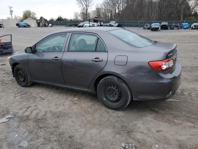 5YFBU4EE5DP144115 - 2013 TOYOTA COROLLA BASE GRAY photo 2