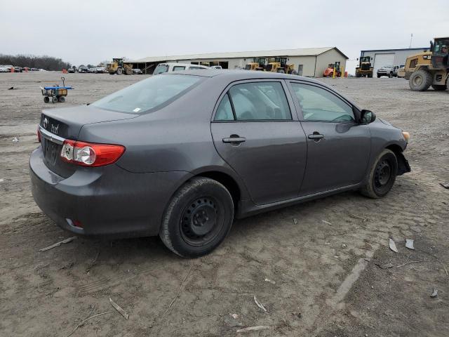 5YFBU4EE5DP144115 - 2013 TOYOTA COROLLA BASE GRAY photo 3
