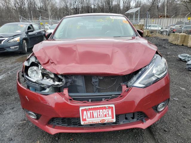 3N1AB7AP1KY256968 - 2019 NISSAN SENTRA S RED photo 5