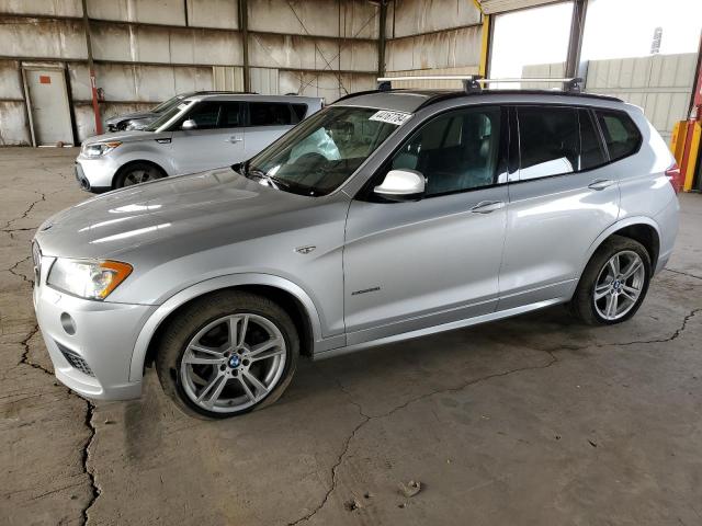 5UXWX7C54BL734582 - 2011 BMW X3 XDRIVE35I SILVER photo 1