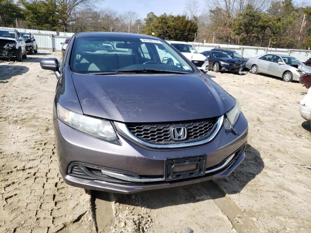 19XFB2F5XFE283297 - 2015 HONDA CIVIC LX GRAY photo 5