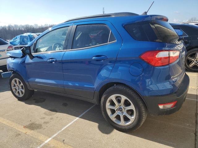 MAJ3S2GE5LC312764 - 2020 FORD ECOSPORT SE BLUE photo 2