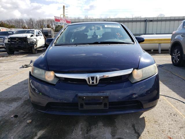 1HGFA16527L079682 - 2007 HONDA CIVIC LX BLUE photo 5