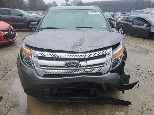 1FM5K7D87DGC28580 - 2013 FORD EXPLORER XLT GRAY photo 5