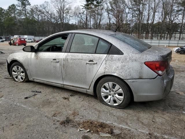 1G1PA5SH4E7156982 - 2014 CHEVROLET CRUZE LS SILVER photo 2