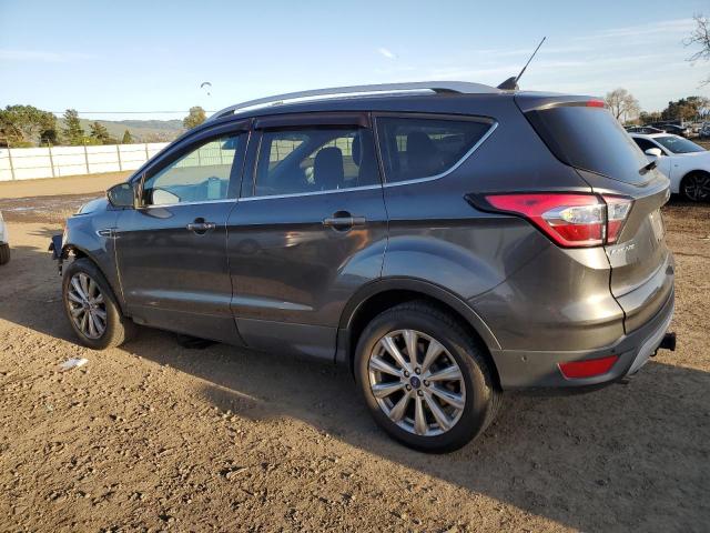 1FMCU0J95JUD30883 - 2018 FORD ESCAPE TITANIUM CHARCOAL photo 2