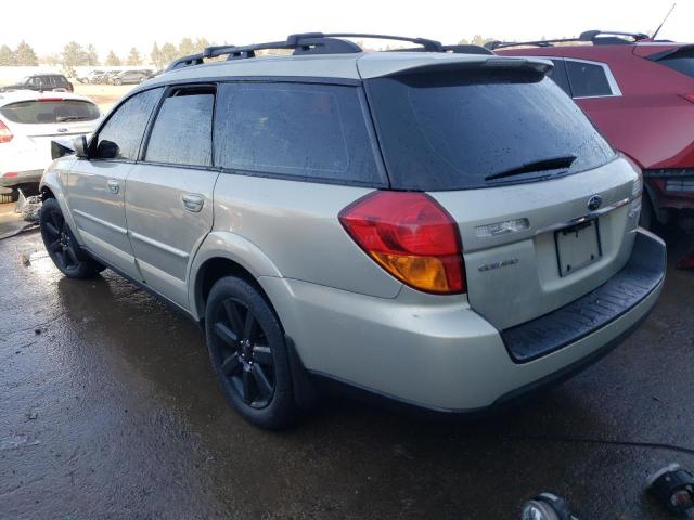 4S4BP62C367351155 - 2006 SUBARU LEGACY OUTBACK 2.5I LIMITED BEIGE photo 2