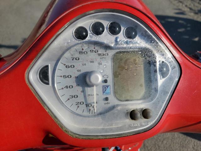 ZAPM459L085007818 - 2008 VESPA GTS 250 RED photo 7