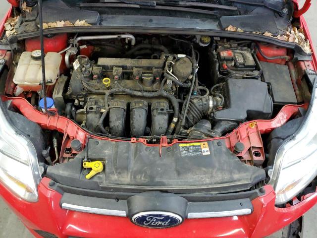 1FADP3F22DL121856 - 2013 FORD FOCUS SE RED photo 11