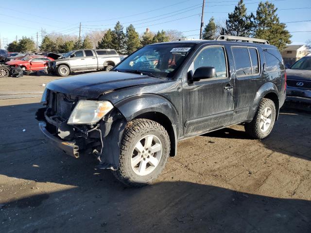 5N1AR1NB8CC623584 - 2012 NISSAN PATHFINDER S BLACK photo 1