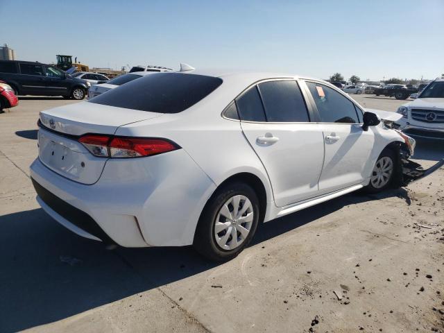 5YFDPMAE9MP187569 - 2021 TOYOTA COROLLA L WHITE photo 3