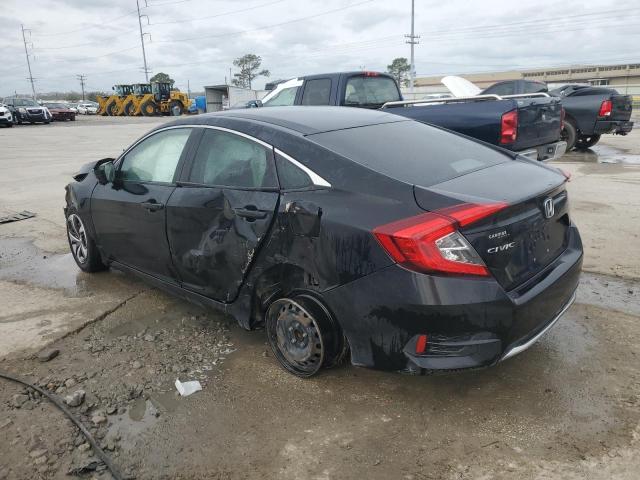 19XFC2F68KE031323 - 2019 HONDA CIVIC LX BLACK photo 2